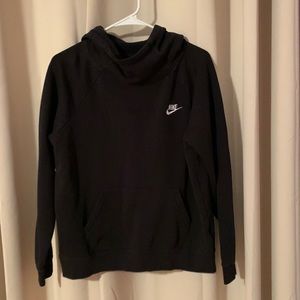 Black cowl neck Nike sweatshirt